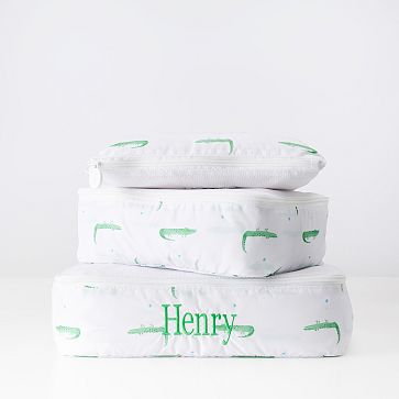 Riley Packing Cubes, Set of 3, Crocodile