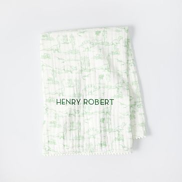 Cotton Baby Blanket, Dinosaur