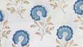 White-Blue Floral Block Prin