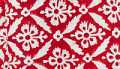 Red Block Print