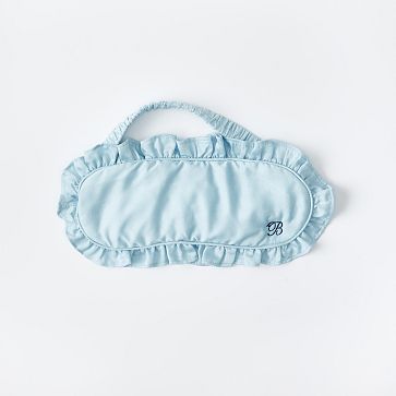 Ruffle Sateen Eye Mask