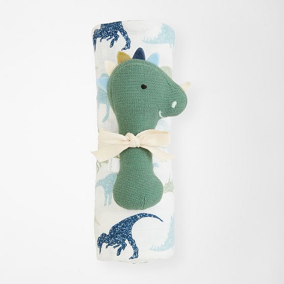 Printed Baby Swaddle Gift Set