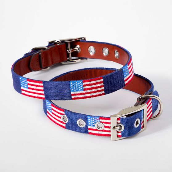 Smathers &amp; Branson Needlepoint Dog Collar