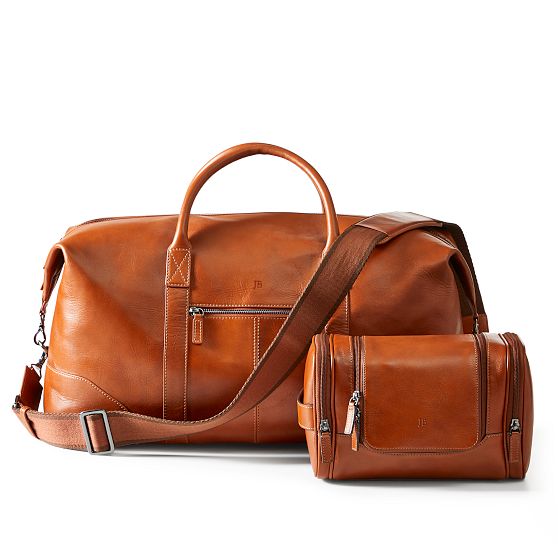 Graham Leather Hanging Toiletry Bag