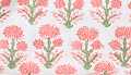 Pink Block Print