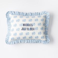 Block Print Boudoir Pillow Cover