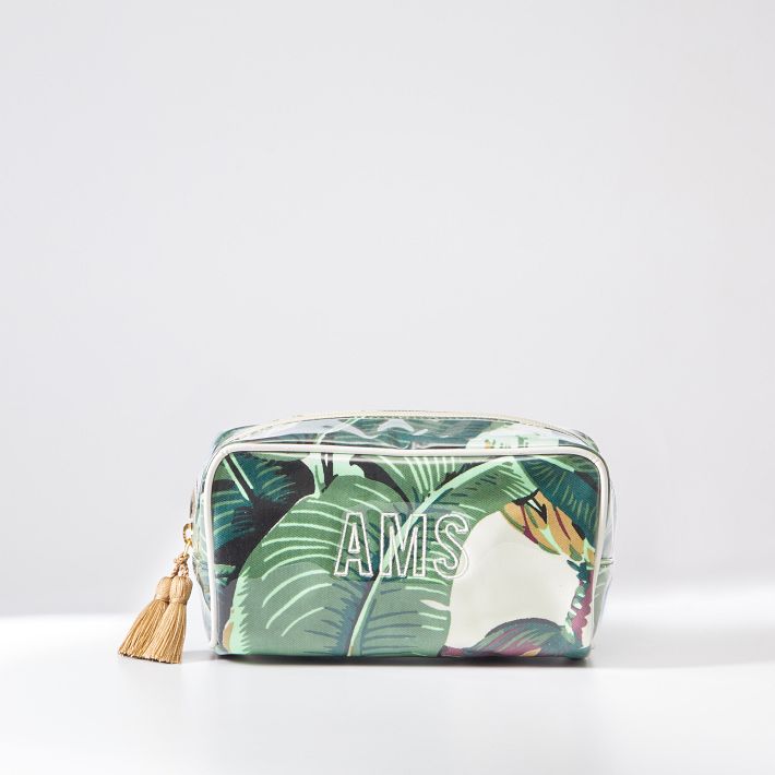 Clear Coated Travel Makeup Pouch&#8203;