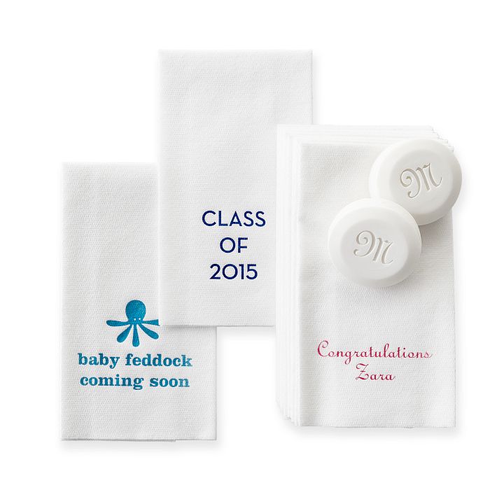 Letterpress Guest Towels