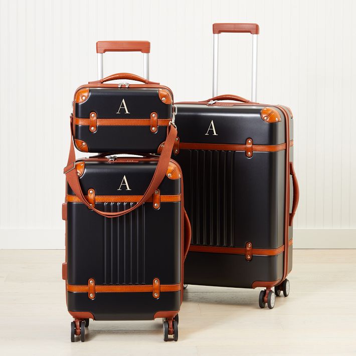 Expandable Terminal One Luggage and Cosmetic Case Crossbody Set