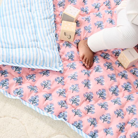 Block Print Quilted Blanket