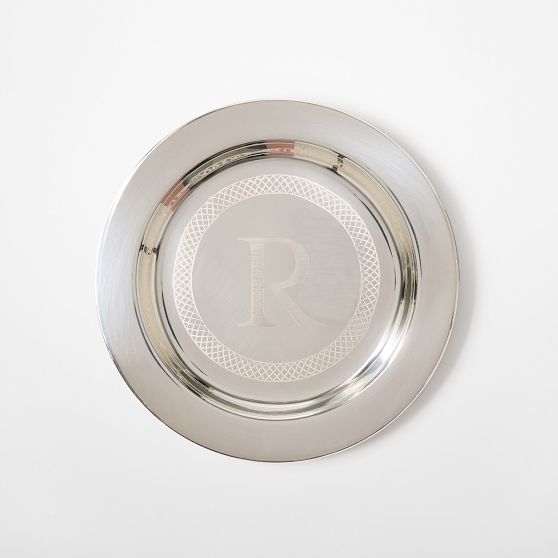Celebration Silver Etched Coasters, Set of 4- Shelley Allegro Script - Style 555 "B"