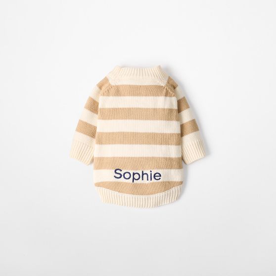 Striped Crewneck Dog Sweater