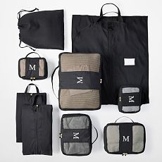 9 Piece Packing Cube Set with Garment Bag