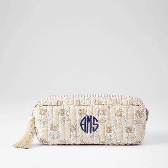 Block Print Travel Pouch