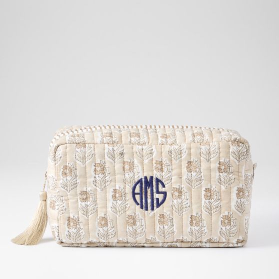 Block Print Travel Pouch