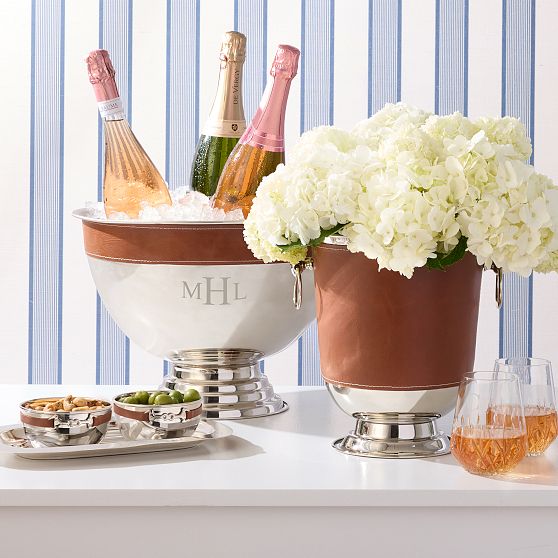 Classic Etched Stemless Wine Glasses, Set of 4