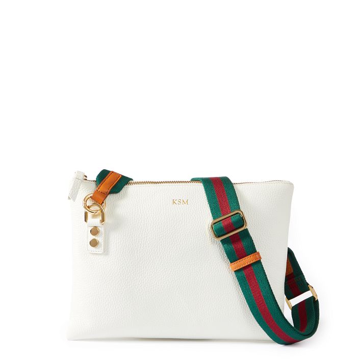 Essential Leather Zipper Crossbody | Mark and Graham