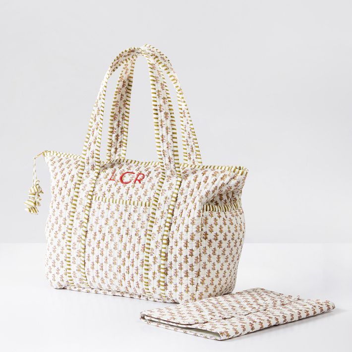 Block Print Diaper Bag Mark and Graham