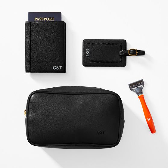 Travel Zipper Case, Passport Case and Luggage Tag Set