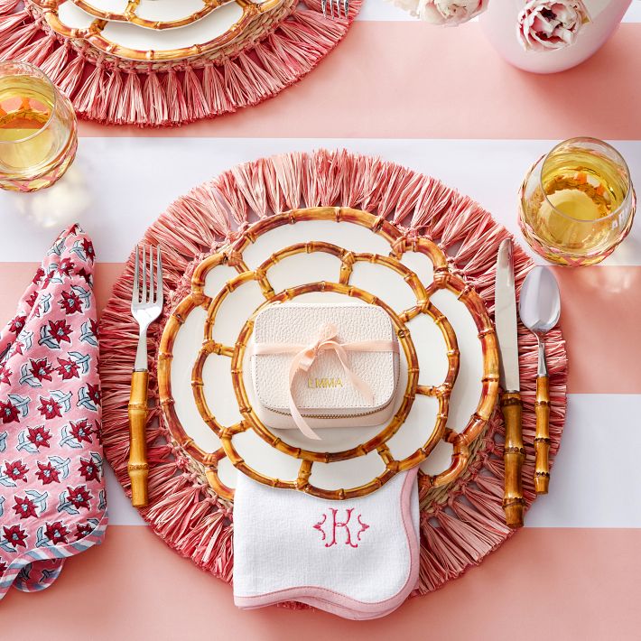 Bamboo Melamine Accent Plate, Set of Mark and Graham