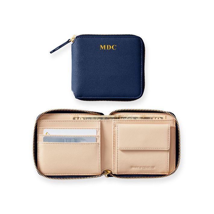 Fillmore Square Wallet, Foil Debossed