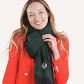 Video 1 for Windowpane Blanket Scarf