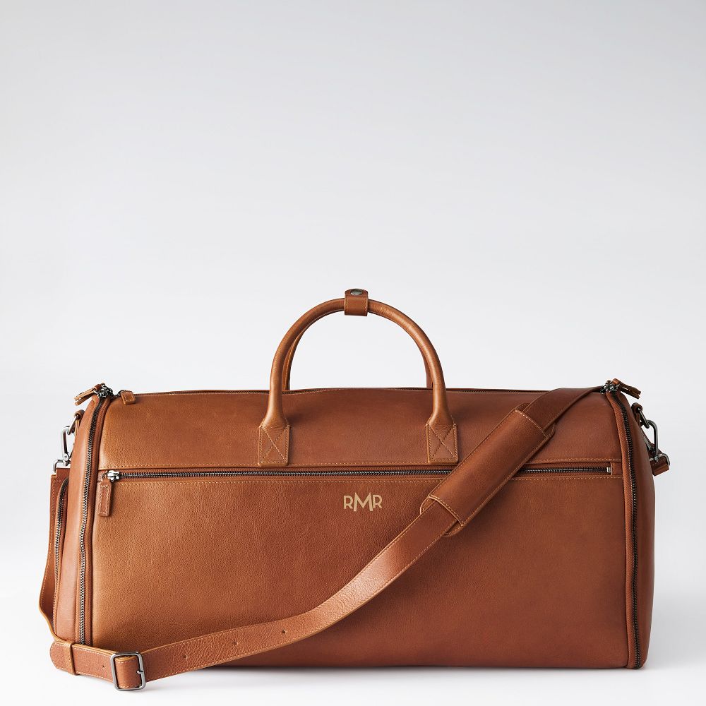 Carson Leather 2-in-1 Garment Bag