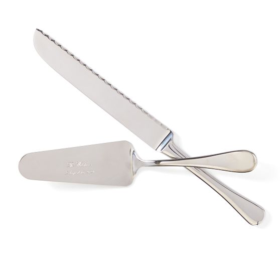 Personalized Wedding Cake Serving Set