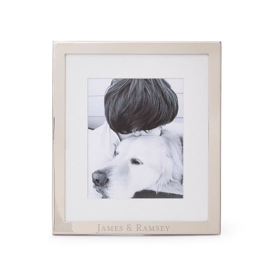 Vertical Personalization Silver Frame - 8x10