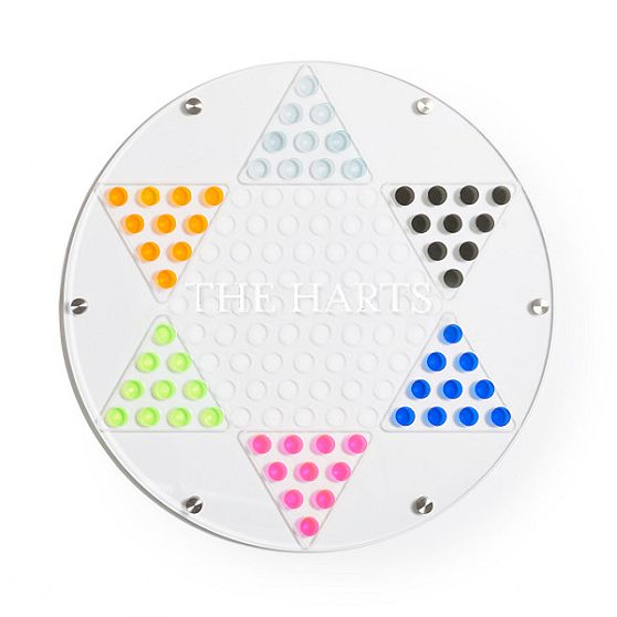 Offelec Classic Chinese Checkers Game Set - 13.5 Inch Foldable Board