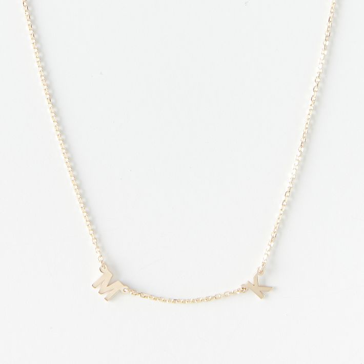 Sarah Chloe Multi-Initial Necklace Mark and Graham