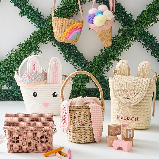 Woven Bunny Basket