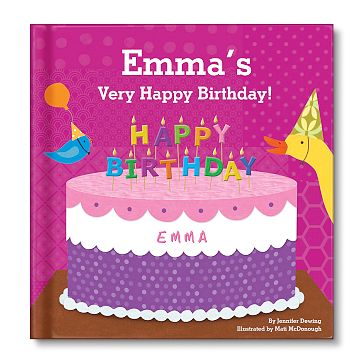“My Very Happy Birthday” Personalized Children’s Book, Girl