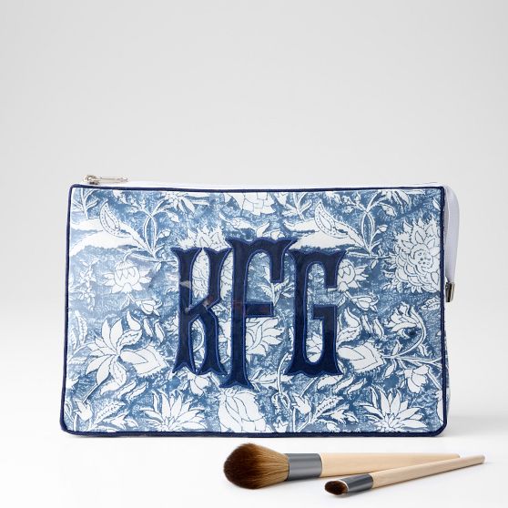 Clear Coated Applique Pouch