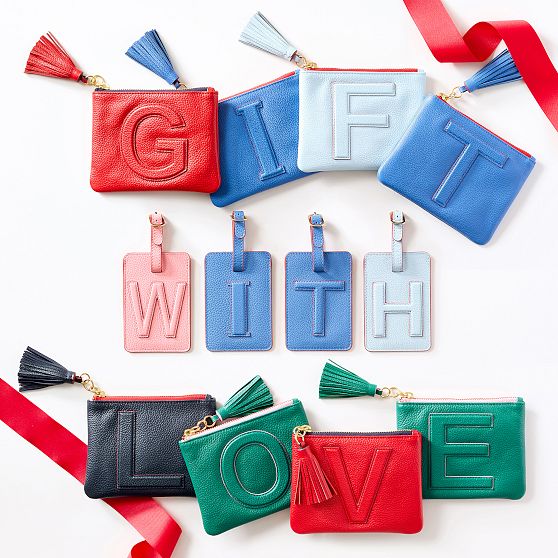 Mark & Graham x Pencil & Paper Co. Leather Luggage Tag and Passport Case Set