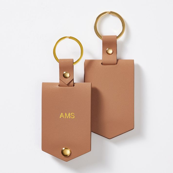 Leather Photo Keychain Mark and Graham