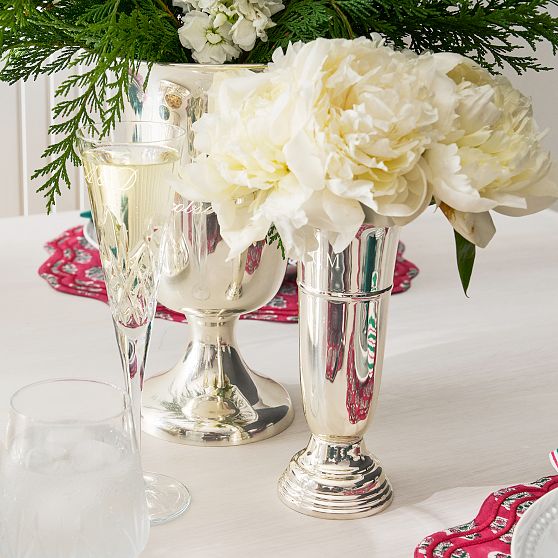 Classic Etched Champagne Flutes, Set of 4