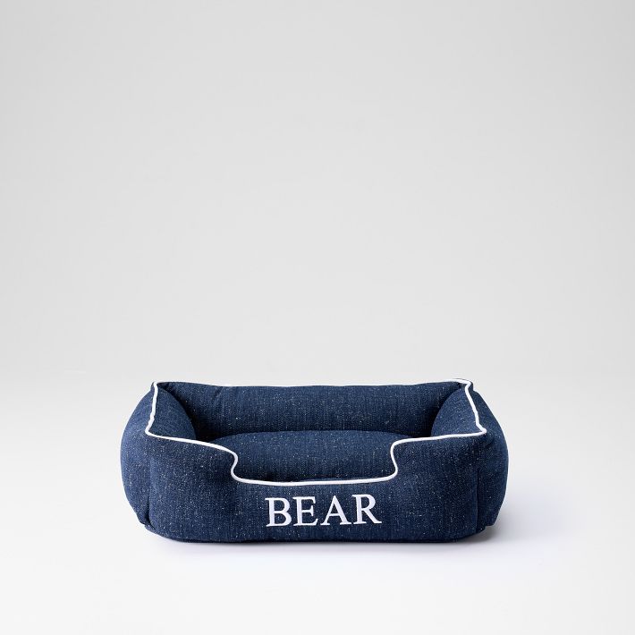 Jax Bones Personalized Dog Lounge Bed Mark and Graham