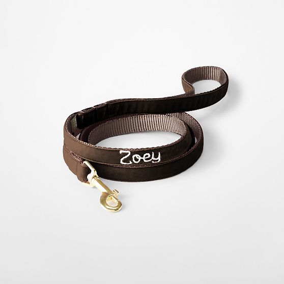 Velvet Hand Embroidered Leash