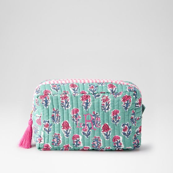 Block Print Travel Pouch