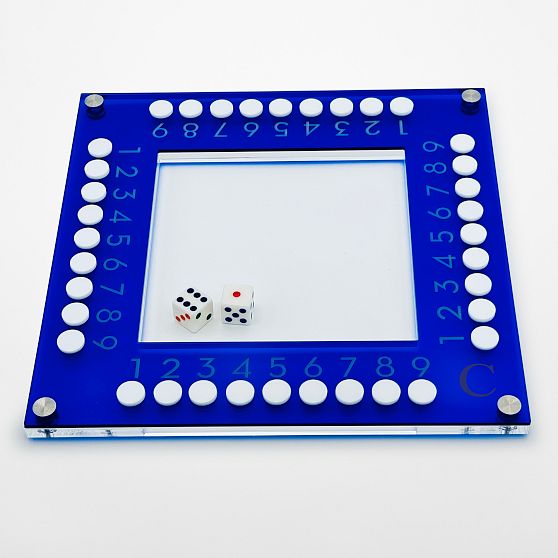 Acrylic Shut the Box Game Set