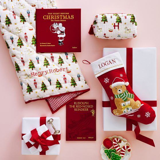 "The Night Before Christmas" Leather Bound Book