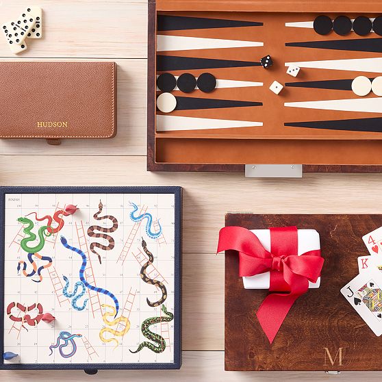 Leather Domino Set