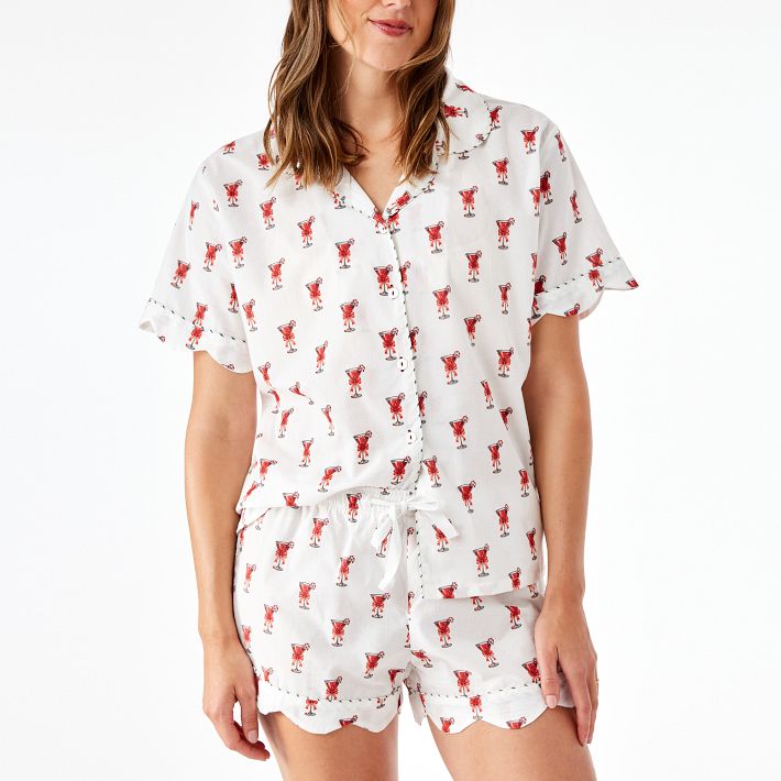 Block Print Short Pajama Set