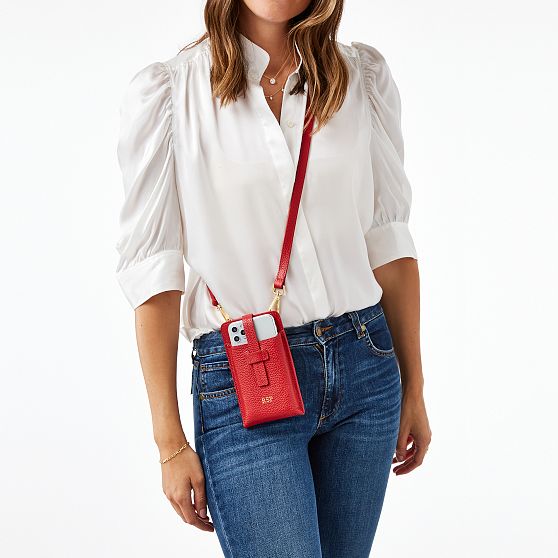 Leather Phone Crossbody