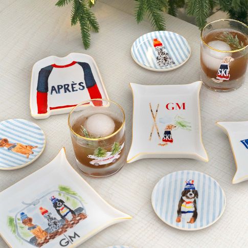 Mark & Graham x Gray Malin Ski Lift Dogs Catchall | Mark and Graham