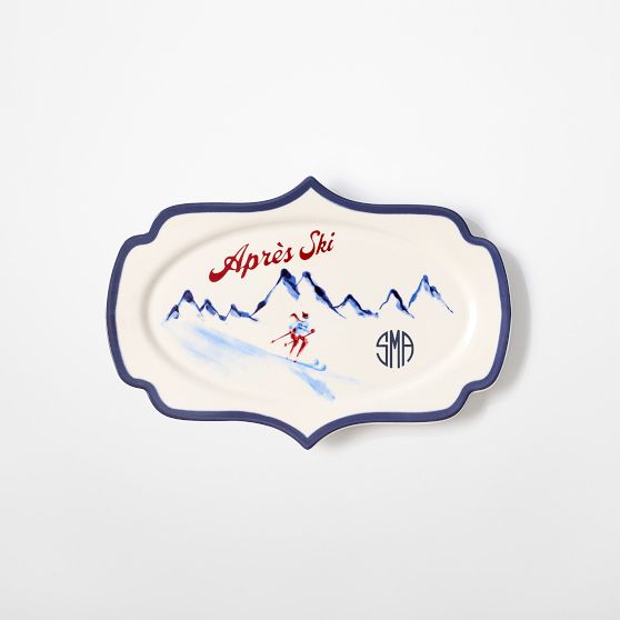 Ski Chalet Serving Platter