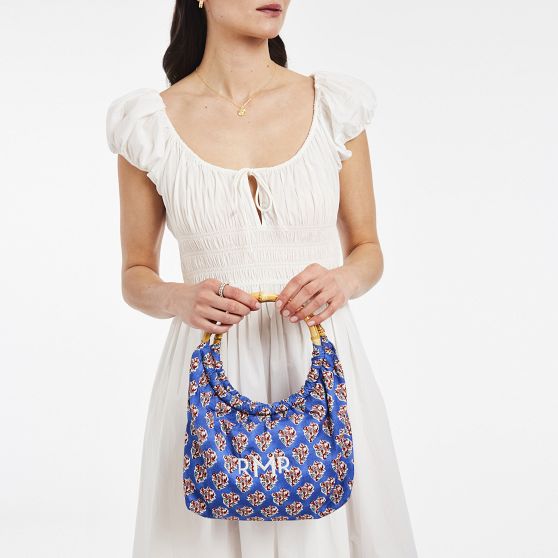 Block Print Bamboo Handbag