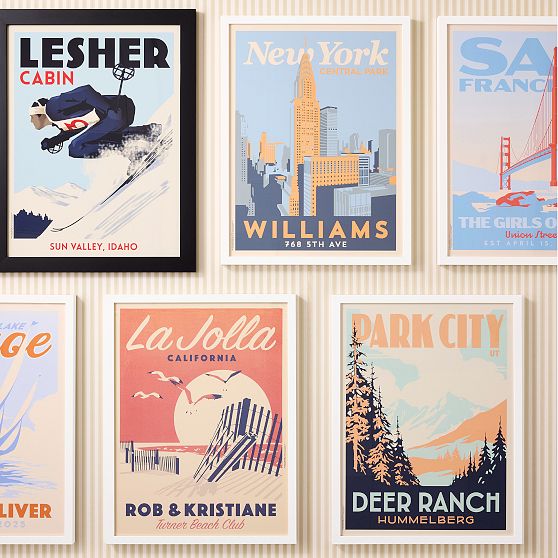 Beachside Personalized Wall Art