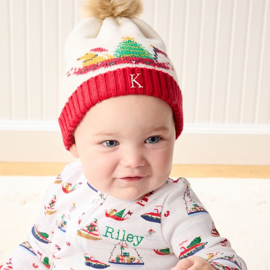Baby + Kids Faux Fur Pom Pom Hat